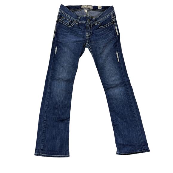 BKE Payton Jeans Women's Bootcut Low Rise 28R Stitched - Picture 1 of 9